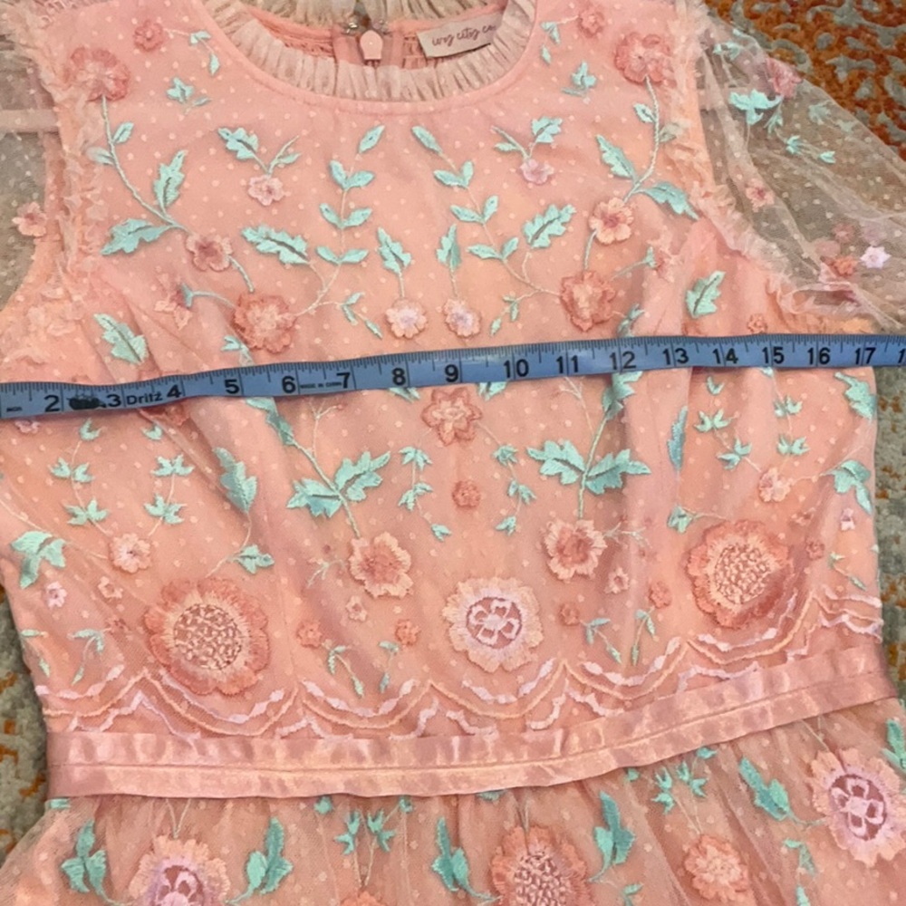 Ivy City Co. Peach Pink Dress Size Small - Picture 4 of 6